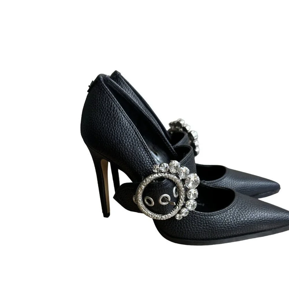 Brand NEW Karl Lagerfeld Paris Women's Sandals Heels 3-3.9 in, Color Black